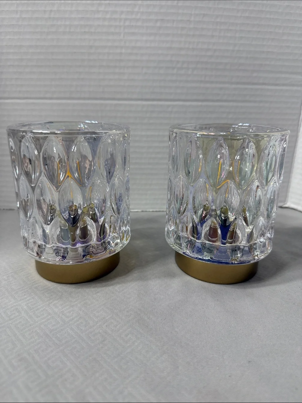 MJ Premier Battery Operated Illuminating Romantic Lights Cats Eye Lamps Set of 2